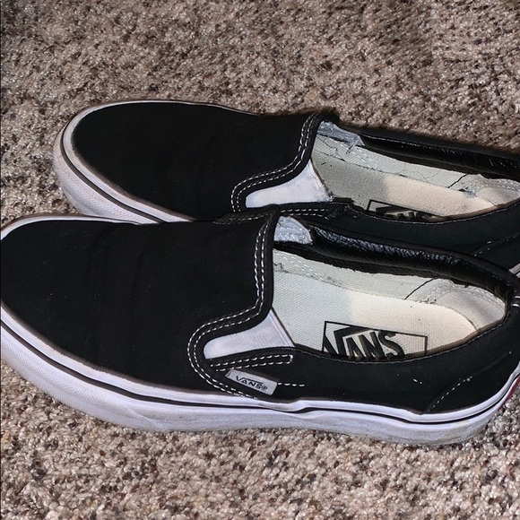 poshmark vans slip ons